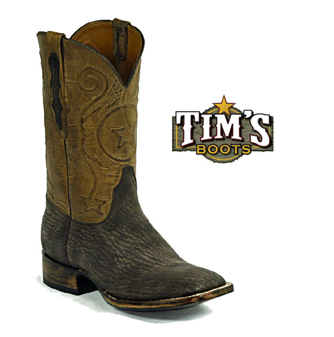 Shark Skin Cowboy Boots - by Black Jack Made in America