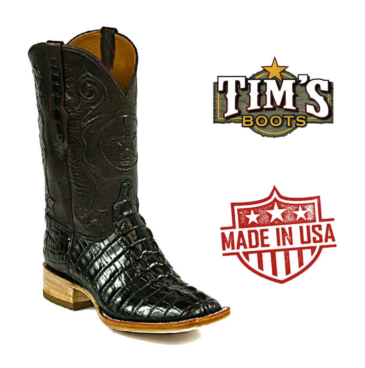 Black Jack Alligator Tail Boots