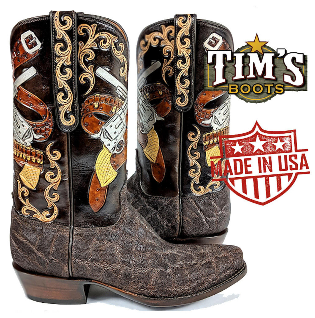 black jack hand tooled boots