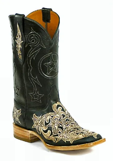 Black Jack Hand Tooled HT-1403 - Tim's Boots