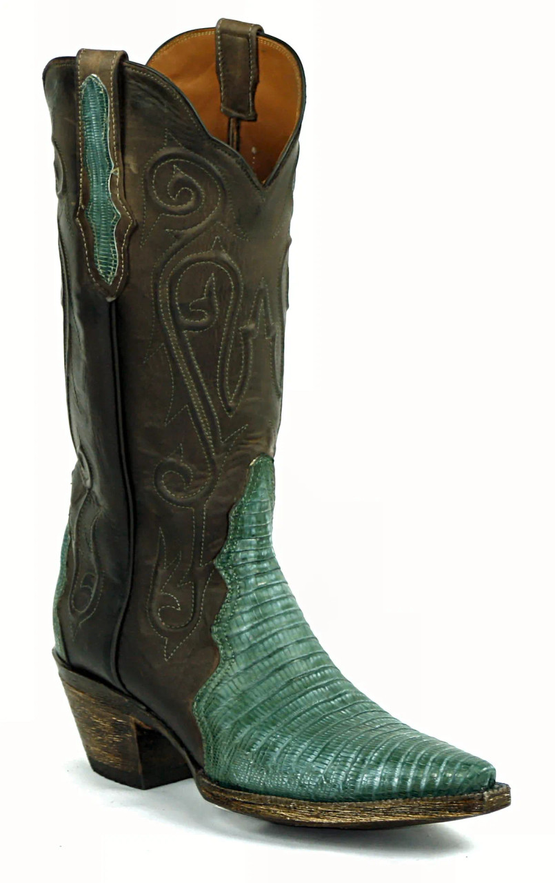 Lizard skin clearance western boots