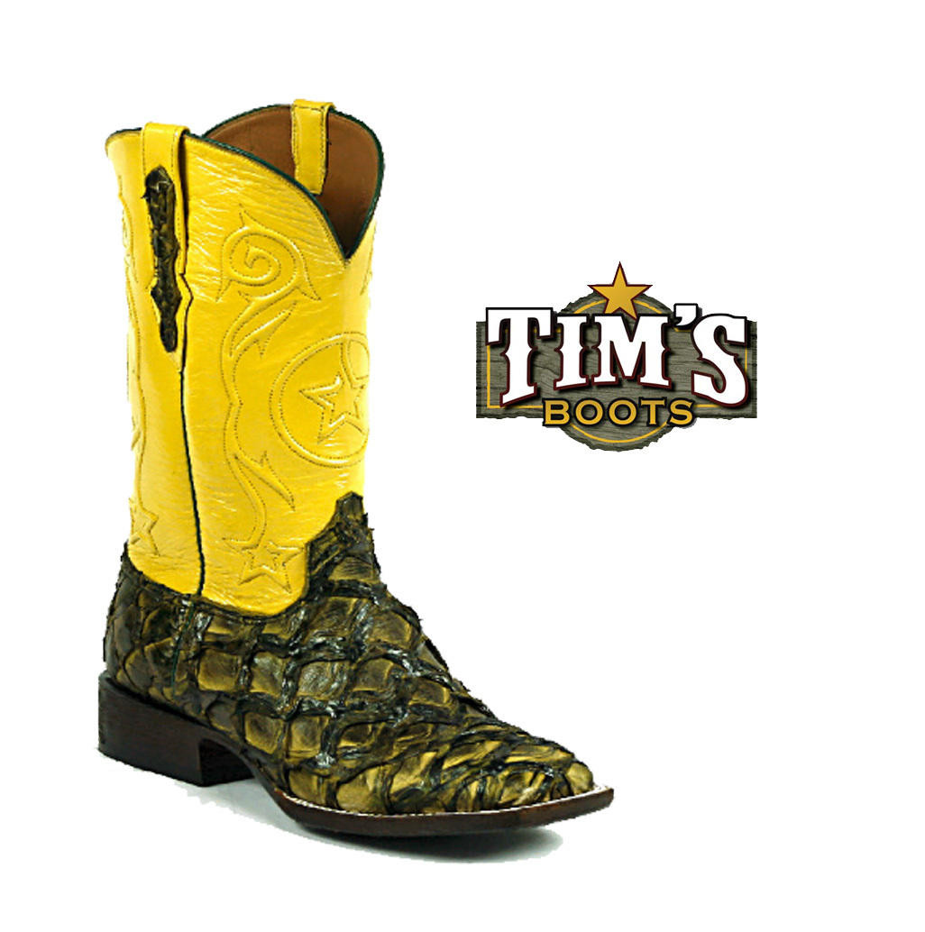 Black Jack Inverted Scales Pirarucu Boots display picture 1