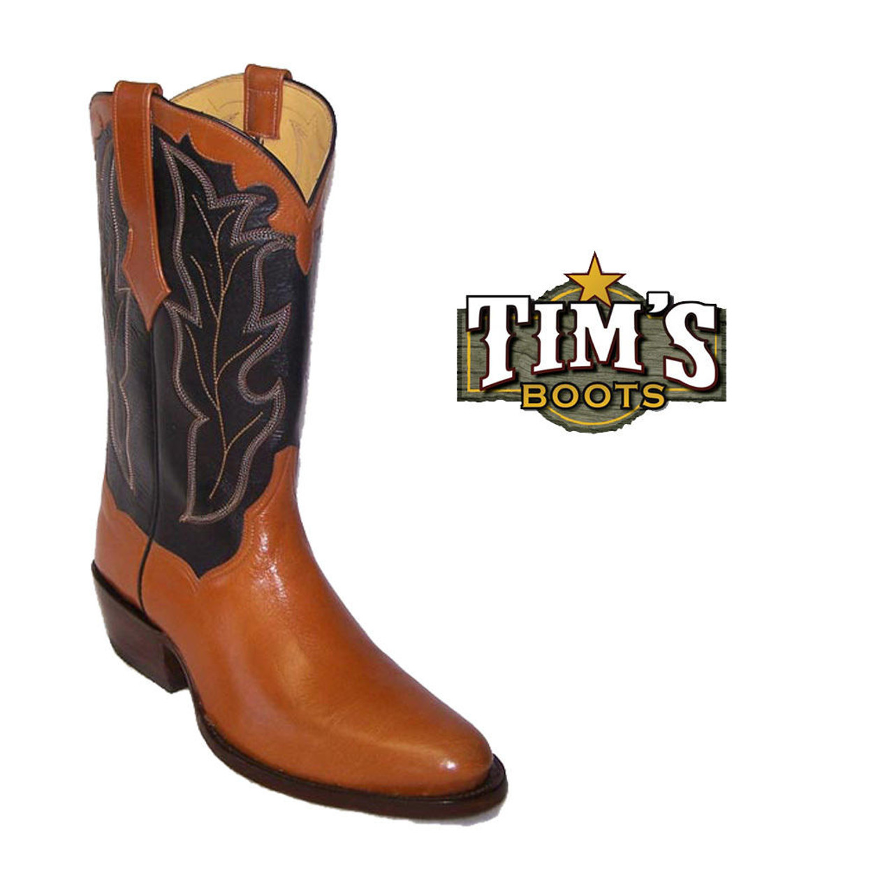 Black and tan sales cowboy boots