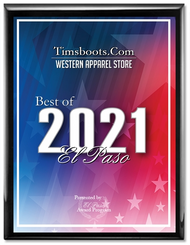 Tim's Boots Receives 2021 Best of El Paso Award