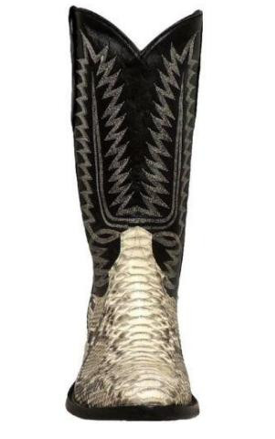 Cowtown Python Western Boots - W Toe