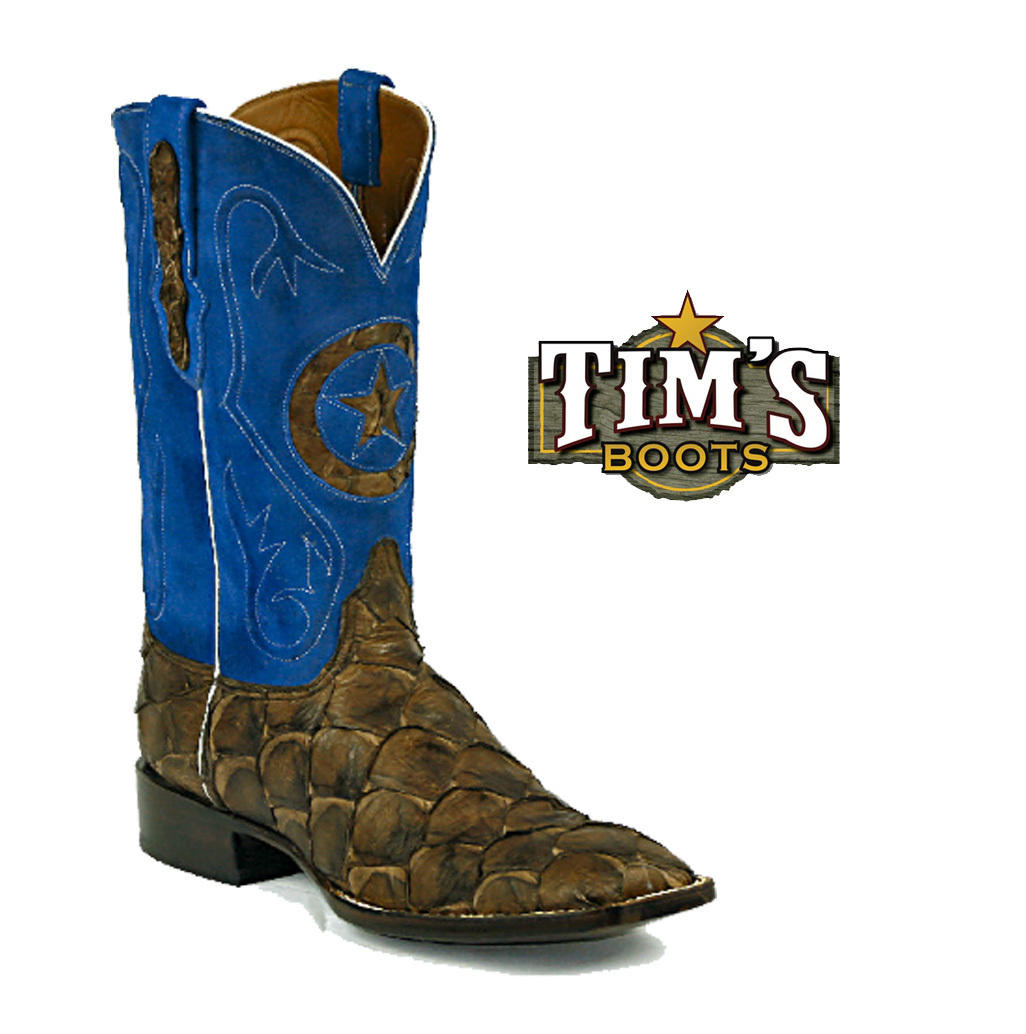 Safari Pirarucu Monster Fish Cowboy Boots