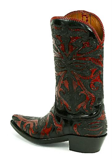 Black Jack Hand Tooled Boots style HT20