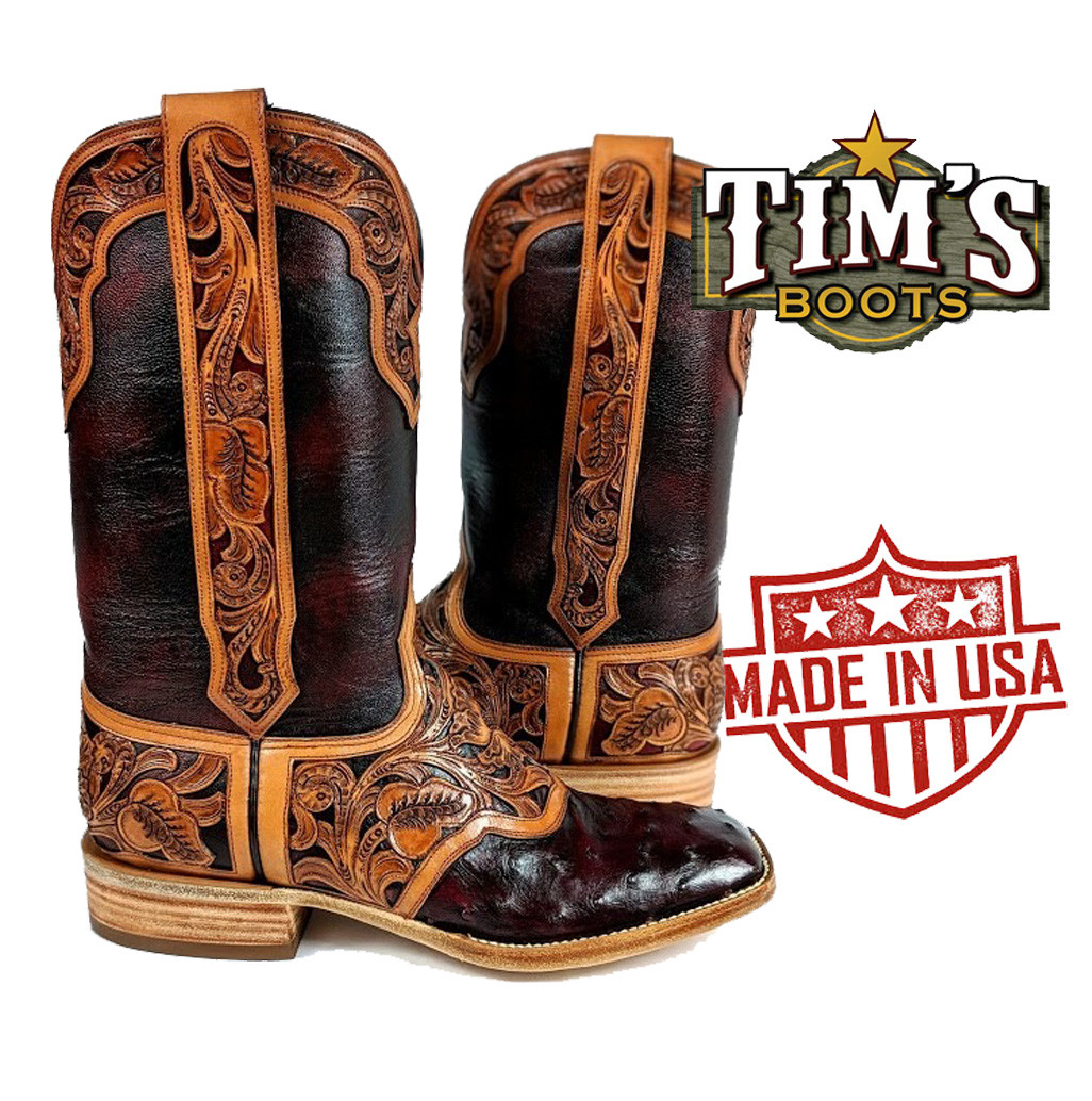 Black Jack HT-122 with Ostrich - Tim's Boots