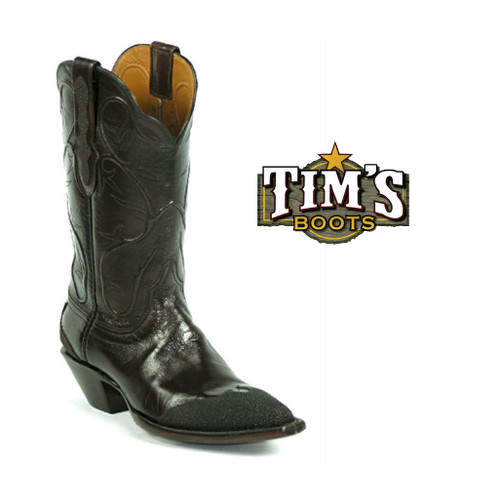 Men's Cowboy Boots El Señor de los Cielos Stingray Print Imitacion