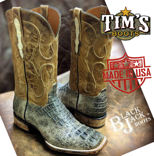 blackjack hornback alligator boots