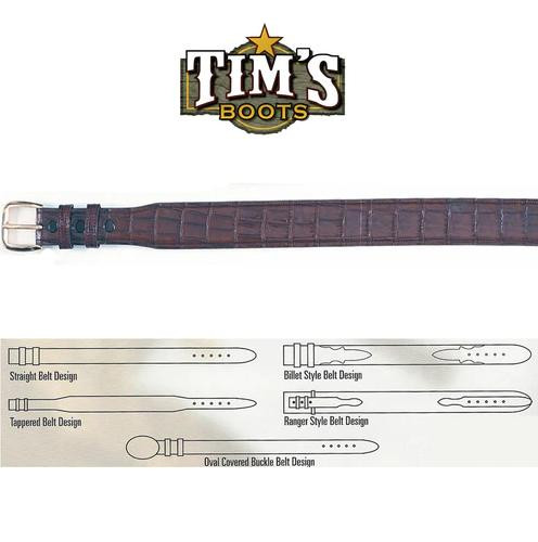 Black Jack Caiman Belly Belt