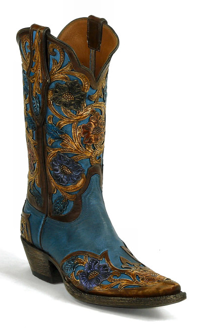 Black Jack Hand Tooled HT-1418 Filigreed Floral Design