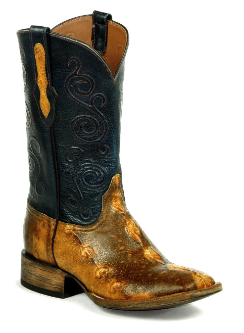Black Jack Italian Kangaroo Medium Brown 8.5D - Tim's Boots