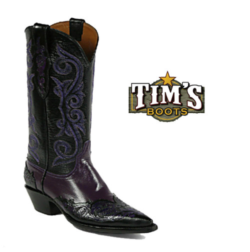 Black Jack Boots Hand Tooled Cowboy Boots HT106