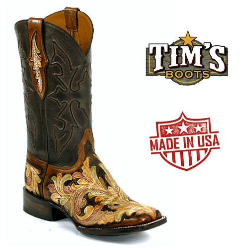 Black Jack HandTooled and Painted HTR-260 - Tim's Boots