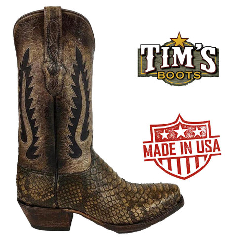 copperhead skin boots