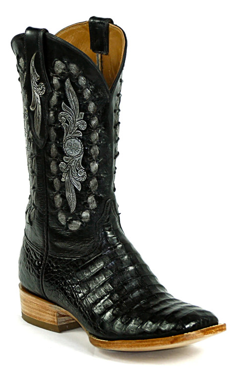 Black Jack HT-173 Handtooled Manddellas with Lace - Tim's Boots