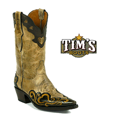 Black Jack Hand Tooled # 187 With Wingtip and Collar # 13