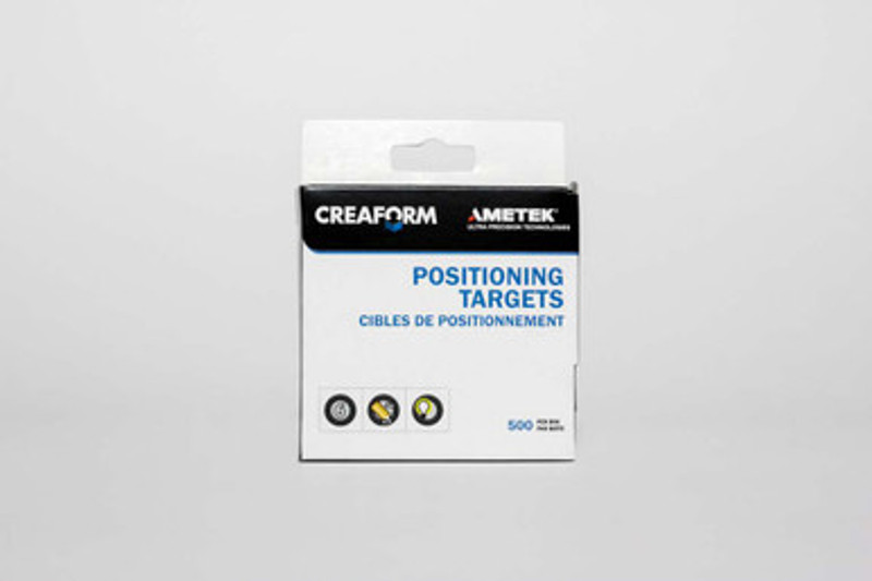 Positioning Targets - High Reflectivity with Black Contour and Light Adhesive - 1 x 500 (ACC-CRE-PTHRBCR)