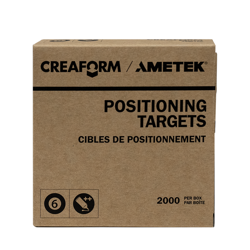 Positioning Targets - with Black Contour and Super Adhesive - 1 x 2000