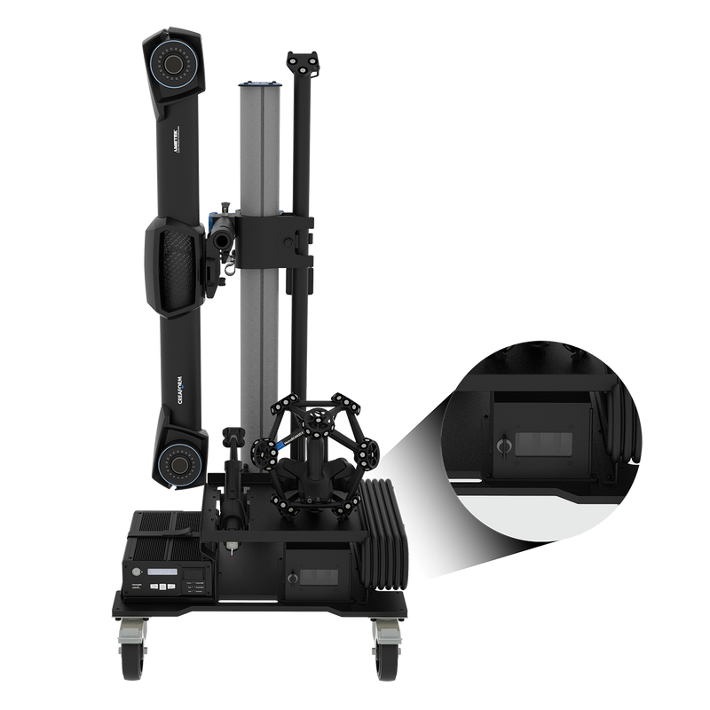 C-Track Shop-Floor Stand with Self Power Kit