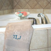 Towel Monogrammed with square monogram Towel Monogrammed with square monogram