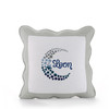 Moon and stars ombre pillow cover