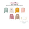 Color chart for Lavington Designs Bella Canvas Roman Numeral Sweat shirts