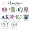 CB Monogrammed  Circle Travel Case  CB Monogrammed  Circle Travel Case
