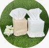 THE ROYALTY COLLECTION Monogrammed Linen Tissue Box Cover 