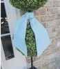 THE ROYALTY COLLECTION Monogrammed Wreath Sash Linen 