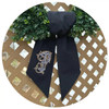 Monogrammed Wreath Sash