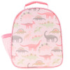 Pink Dinosaur Lunch Bag