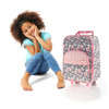 Stephen Joseph Charcoal Floral Toddler Suitcase 