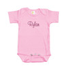 Personalized Baby Bodysuit in pink