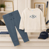 Colored Organics  Personalized Boys Organic Cotton Outfit 