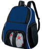 Personalized Volleyball Bag in Navy Blue without the personalizing shown