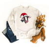 BELLA CANVAS Christmas Cow Sweatshirt 