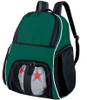 Personalized  volleyball  Backpack in hunter green