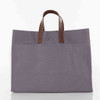 Classy Monogrammed Canvas Tote Bag
Large canvas tote with leather handles
Canvas tote bag Gray
