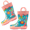 Stephen Joseph Turquoise Toddler Girl Rain Coat Set 