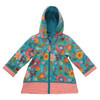 Stephen Joseph Turquoise Toddler Girl Rain Coat Set 