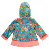 Stephen Joseph Turquoise Toddler Girl Rain Coat Set 