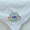 Everything Else Monogrammed Baby Quilt - Deer Crest Design 