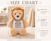 Cubbie Birth Announcement Stuffed Animal- Lion 