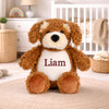 Cubbie Personalized Puppy Stuffed Animal with Embroidered Name 