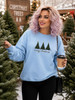 Gilden Merry Christmas Embroidered Sweatshirt 