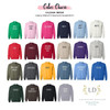Gilden Merry Christmas Embroidered Sweatshirt 