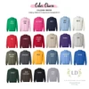 Gilden It's the Most Wonderful Time Embroidered Christmas Sweatshirt 