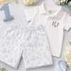  Personalized Birthday Classic Shorts Set | Monogram Birthday Outfit for Boys 